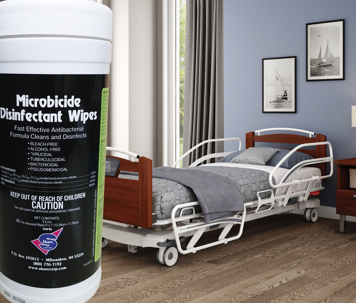 Microbicide Disinfectant Wipes Share Corp